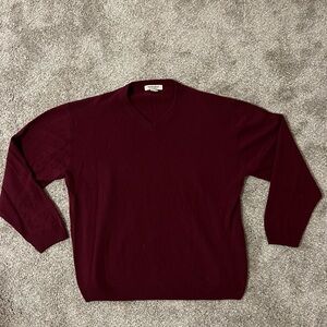 100% Italian Cashmere V neck sweater